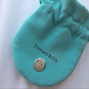 Tiffany & Co. Letter “J” Disc Charm